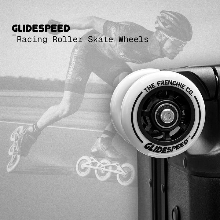 Racing roller skate wheels with &
