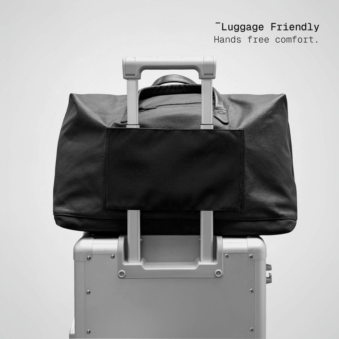 LEATHER DUFFLE BAG