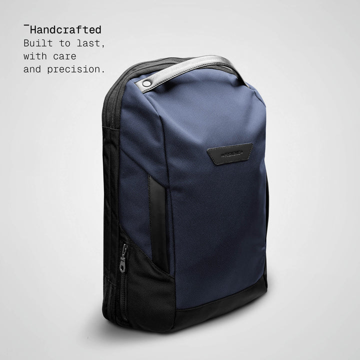 Ultra navy Vector Speed Backpack, angled view