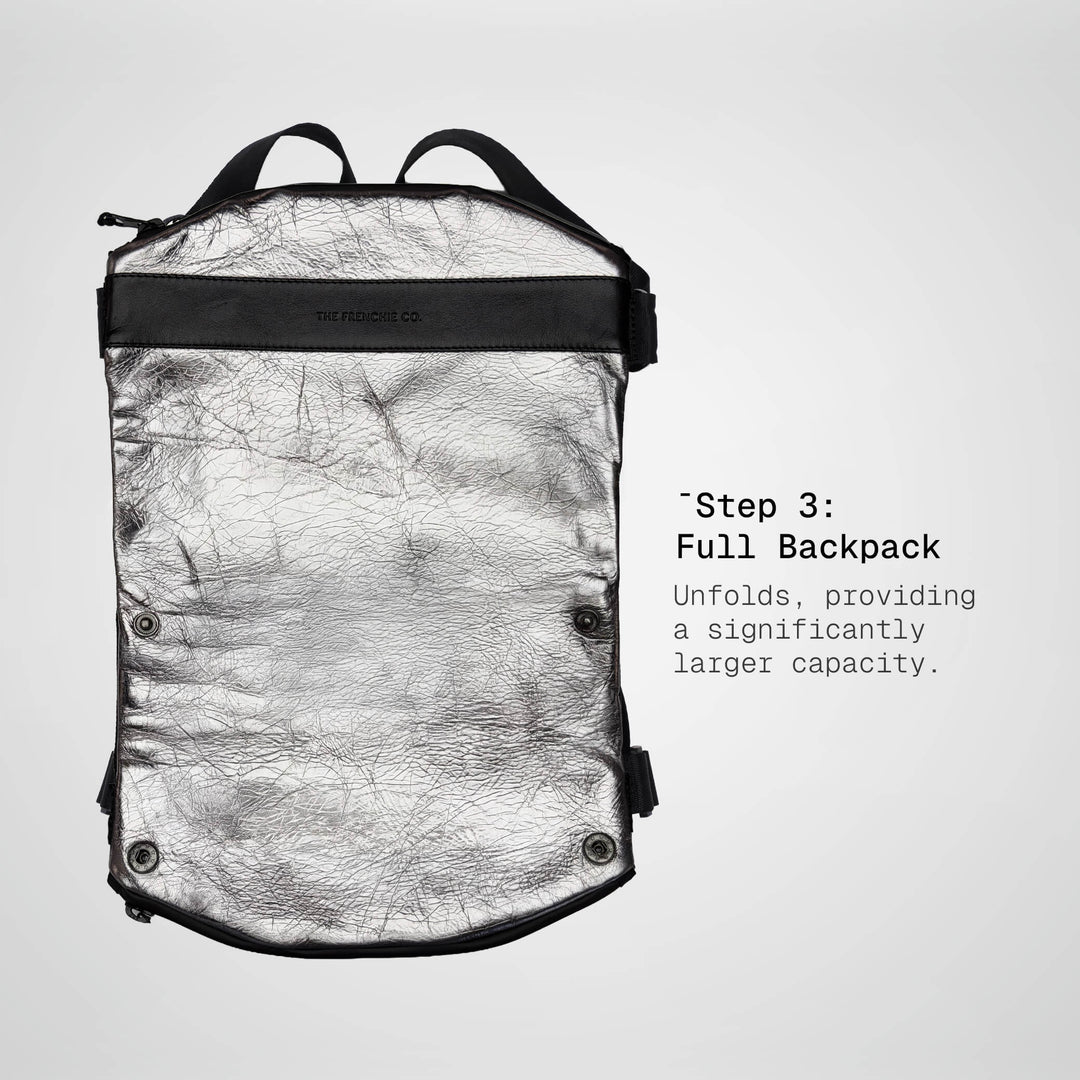 Silver Mini SLING BAG 3 EN 1 — Edición Limitada 30 unidades