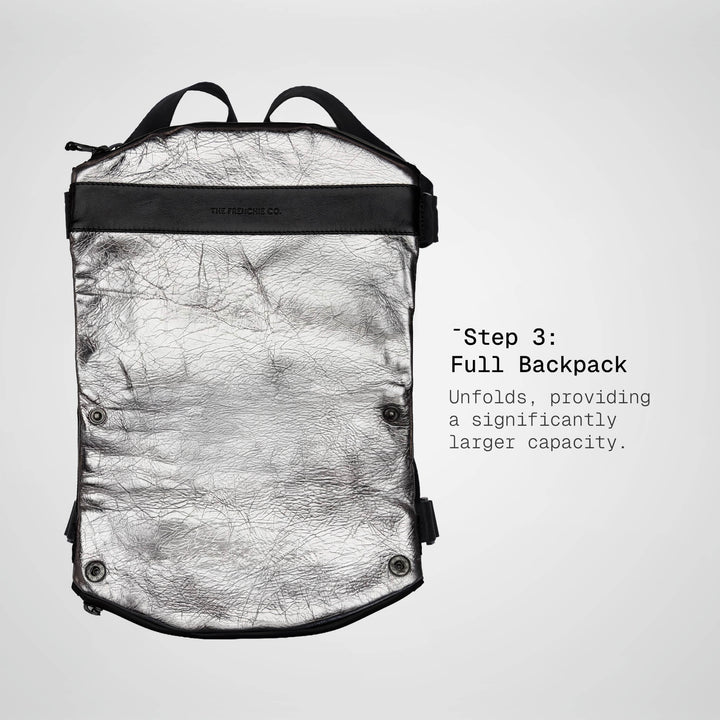Silver Mini SLING BAG 3 EN 1 — Edición Limitada 30 unidades