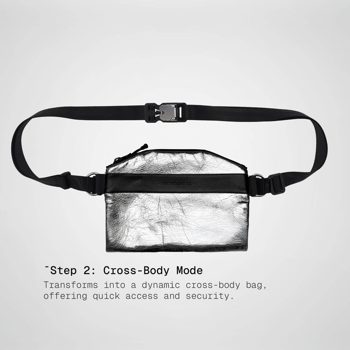 Silver Mini SLING BAG 3 EN 1 — Edición Limitada 30 unidades