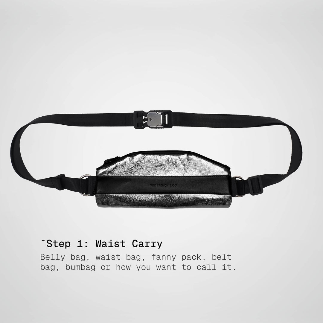 Silver Mini SLING BAG 3 EN 1 — Edición Limitada 30 unidades