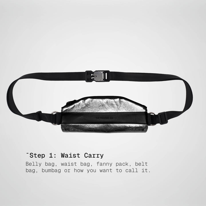 Silver Mini SLING BAG 3 EN 1 — Edición Limitada 30 unidades